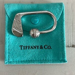 Rare Tiffany & Co. Golf Club & Ball Key Ring